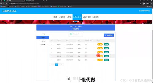 java畢業設計 ssm智能交互式在線網上花店的研發包含文檔代碼講解